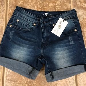 Girls seven for all mankind Jean shorts